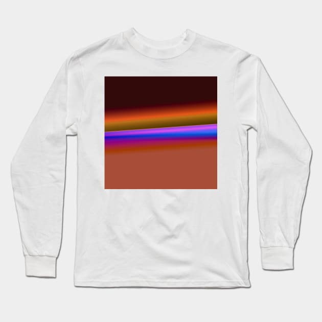 red orange blue texture art Long Sleeve T-Shirt by Artistic_st